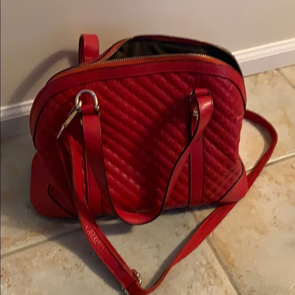Genuine leather tote